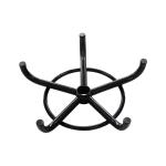 Black Bar Stool Accessories Swivel Chair Foot Rings Five Star Foot Base