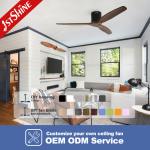 220V 60w Home Decoration Ceiling Fan With Remote Control AC Motor