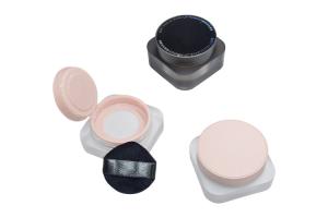 Wholesale 8g Customized Color And Logo square shape Powder Jar cream jar skin care packaging UKC67 from china suppliers