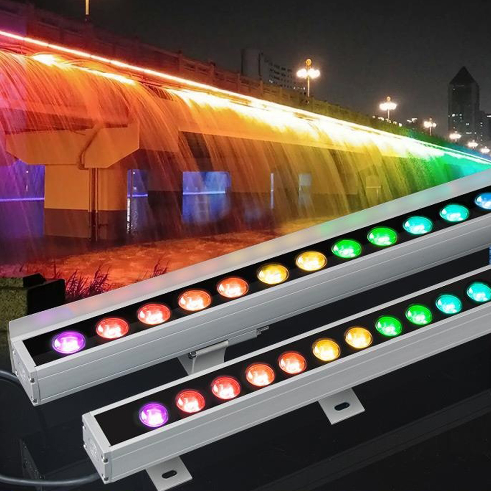 Dmx512 Architectural Wall Wash Lights Outdoor Working Light DC12V 36W RGB