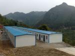 light steel structure sandwich panel prefab house for sale
