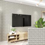Pink Color Home Decoration Wallpaper Wall Stickers 3D Design Removable