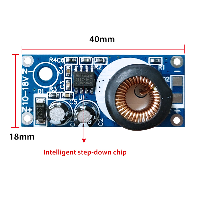 Standard Mounting Type DC-DC Step-Down Module for 10-18V Power Supply PCB Circuit Board