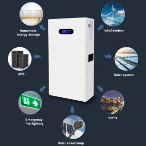 Wholesale 48V 100ah 200ah Lithium Wall Mounted LiFePo4 Battery 5kw 10kw Solar Energy System from china suppliers