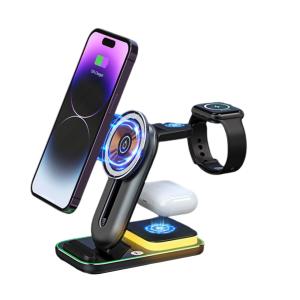 Wholesale 5W 7W Magnetic Wireless Charging Wireless Charger Holder Multiple Phones Watches from china suppliers