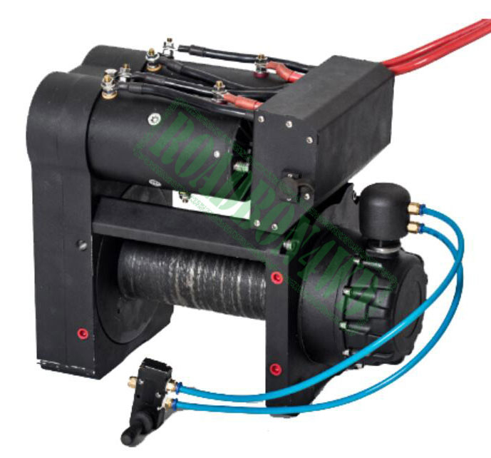 Dual Motor Electric Winch Off Road Electric Winch 4X4 12V 12000Lb 12000Lbs Recovery Winch with Synthetic Rope Twin Motor