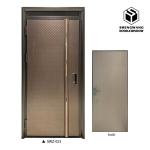 Customizable Apartment Aluminum Swing Door Architectural Metal Swing Door