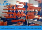 Warehouse Cantilever Storage Racks 200-2500kg / Arm Load Long Section Steel