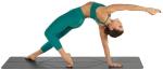Eco Friendly Natural Rubber Yoga Mat Non Toxic For Home Office SGS Certified