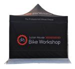 10x10ft Waterproof Pop Up Canopy Tent With Full Sidewalls, Heavy Duty Outdoor