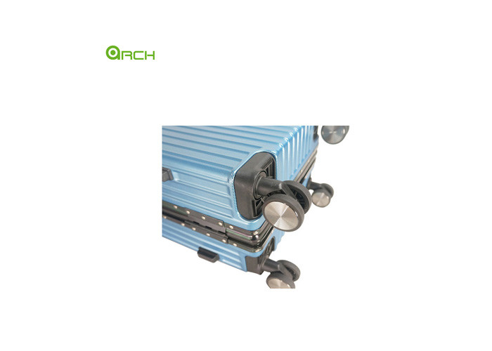 Manufacturer ABS Trolley Hard Sided Luggage with Spinner Wheels and Aluminium Framer