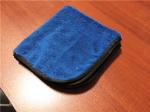 Dark blue color microfiber microfibre car cleaning detailing towels/cloth with