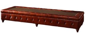 Wholesale Top Red Genuine Leather TV Stand 2.4M Length Solid Structure For Hotel / Home from china suppliers