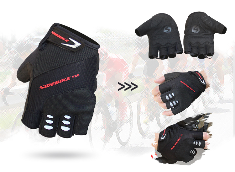 Custom Waterproof Bike Riding Gloves Anti Abrasive Not Easy To Be Scratched