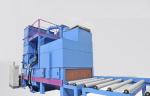 Customized 75kw Small shot blasting machine , steel surface cleaning machinery