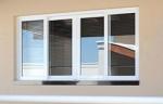 Polishing Commercial Aluminum Horizontal Sliding Windows Wood Grain Heat