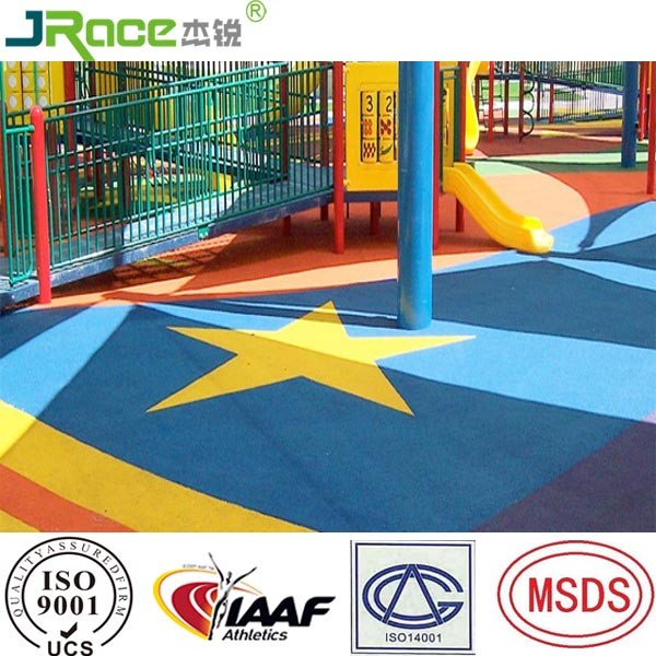 Good Durability EPDM For School Playground Kindergarten Rubber Flooring 5MM