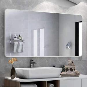 Wholesale Aluminium Alloy Frame Glass Mirror for Good Selling Customized Size Bathroom Stand from china suppliers
