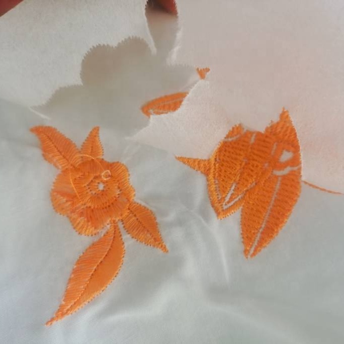 20gsm-120gsm White Baby Clothing Embroidery Backing Manufactured by GAOXIN Manufactory