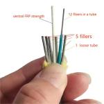 12Fo Fiber Optic ADSS Cable Adss 12 Core Price Per KM Fiber Optical Cable Self