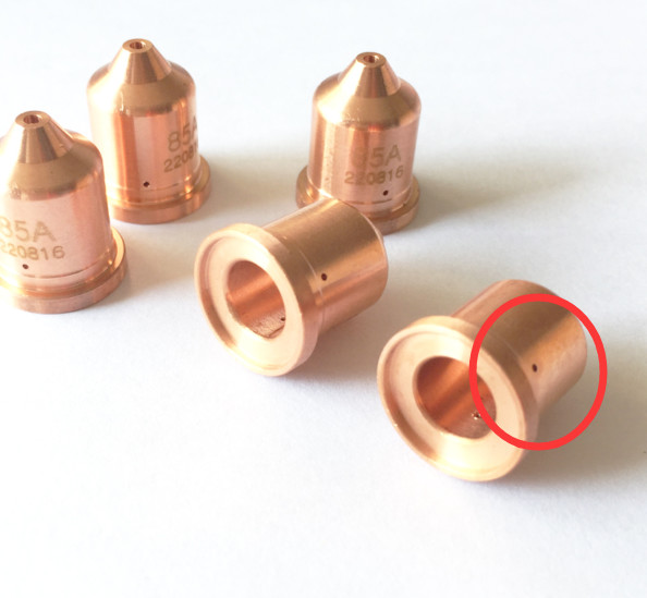 5pcs Compatible parts for Hypertherm Consumables Electrode 220842 Copper Material CCC Certificated
