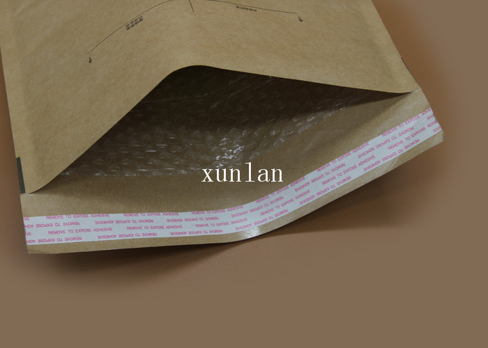 No Breaking 6 X 9 Kraft Padded Envelopes Cushioning Surface For Business
