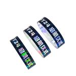 Customization Laser Glitter Wristband Event Concert Festival Neon Rainbow Laser