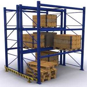 China Automatic Blue Steel Industrial Tile Storage Rack Production Line on sale