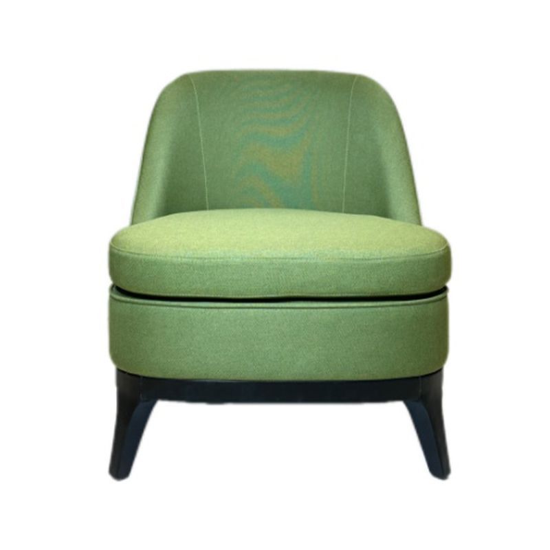 Durable Solid Wood Fabric Leisure Bedroom and Hotel Furniture OEM Factory Chair