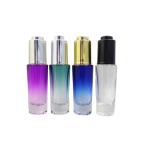 custom15ml glass dropper bottle high-grade set empty colorful glass thick bottom