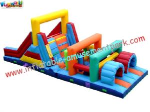 Wholesale Exciting OEM Colorful Commercial Inflatables Obstacle Course Tunnel Game for Kids or Adult from china suppliers