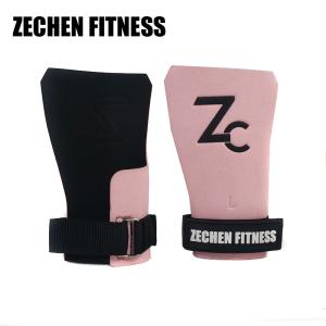 Wholesale Pink Fingerless Crossfit Grips Safety Synthetic Leather 2.25Mm Girls Gymnastic Gloves from china suppliers