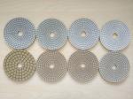#50 #100 #200 #400 125mm White Wet Polishing Pad Thickness 2.5-3.0mm