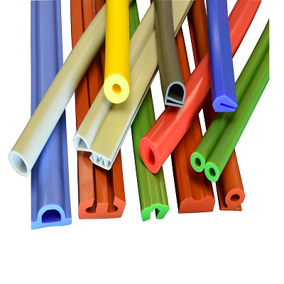 Eco Friendly colorful Silicone Seal Strip Profile Gasket Aging Resistant Long Lifespan