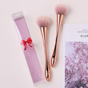 Wholesale Rose Gold Plated Handle Cosmetic Makeup Brush Set Beautiful Novel Boat Shape from china suppliers
