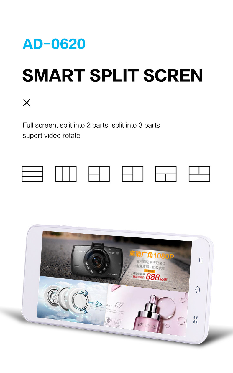 5 Points Capacitive Touch Lcd Ad Display Android Media Player Digital Signage