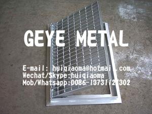 Wholesale Drainage Pit Cover, Trench Drain Bar Gratings, Metal Grid for Ditch Cover, Channel Grates from china suppliers