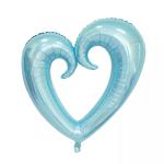 18 Inch Heart Shaped Aluminium Foil Helium Balloons for Birthday Wedding Party
