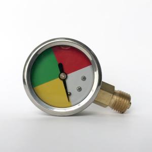 Wholesale Radial Connection Brass Pressure Gauge 40mm Stainless Steel Dial Type Pressure Gauge from china suppliers