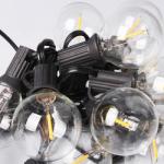 USB LED string light Outdoor NotWaterproof Fairy Lights Garland G40 Bulbs Garden