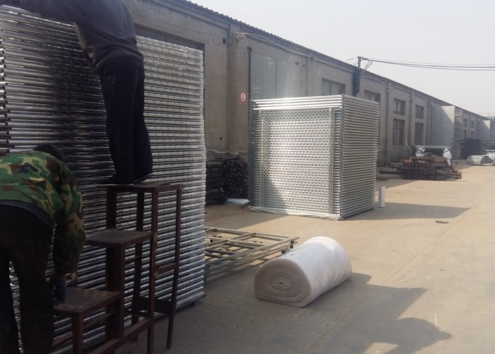 OD 40mm temporary construction fence Heavy Duty Robustness Design 2.1mx2.5m temporary fence panels with water-filled des