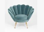 2018 new design event wedding wooden velvet upholstery stainless steel legs