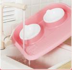 Lovely Personalized portable pet dog food water bowl ceramic plastic, Drink