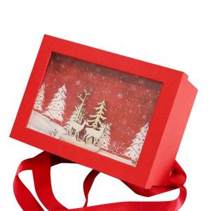 Wholesale Cardboard Luxury Paper Gift Box Christmas Packaging Customized Size from china suppliers