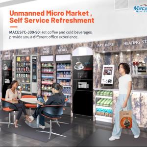 Wholesale NAYAX Payment Floor Standing Coffee Machine Mini Coffee Vending Machine from china suppliers