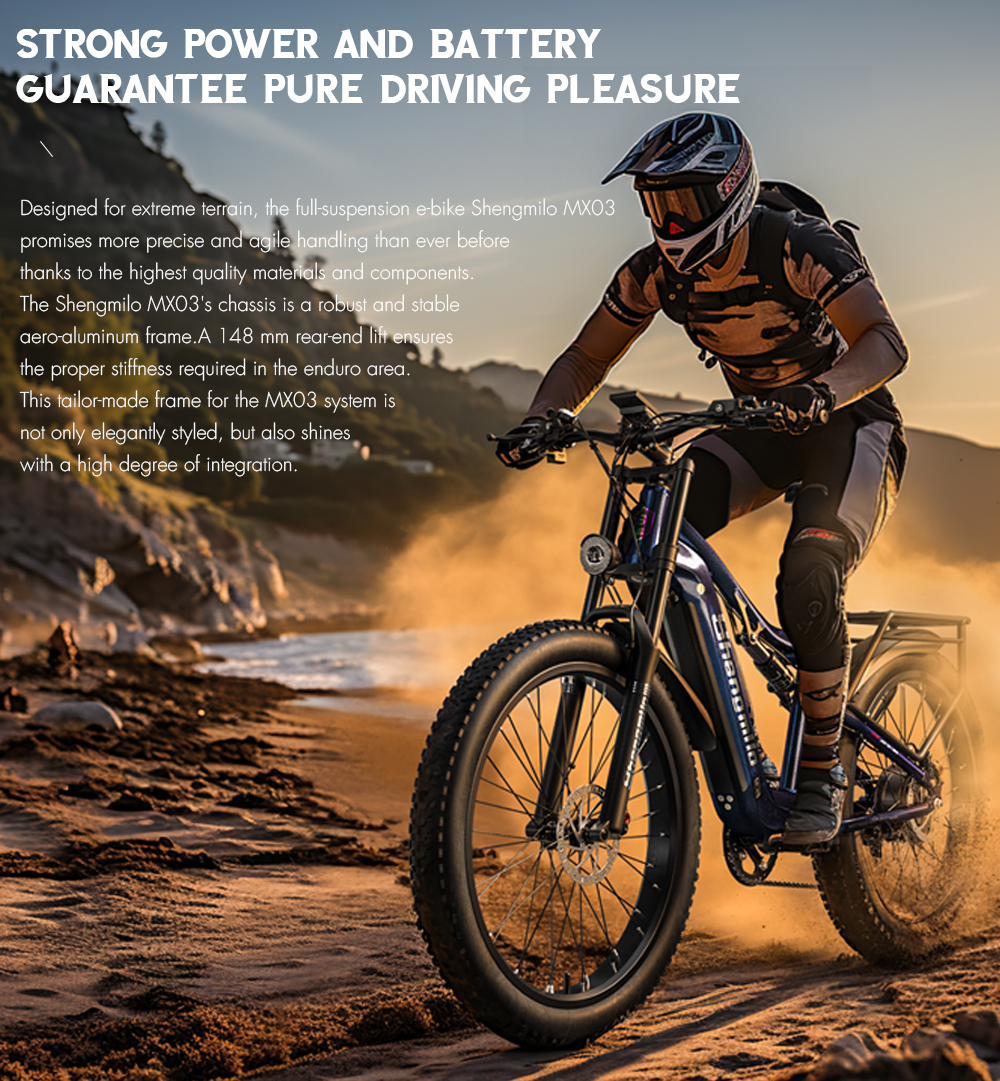48V 1000W Power MTB Electric Mountain Bike With 17.5ah Lithium Battery Disc Brake