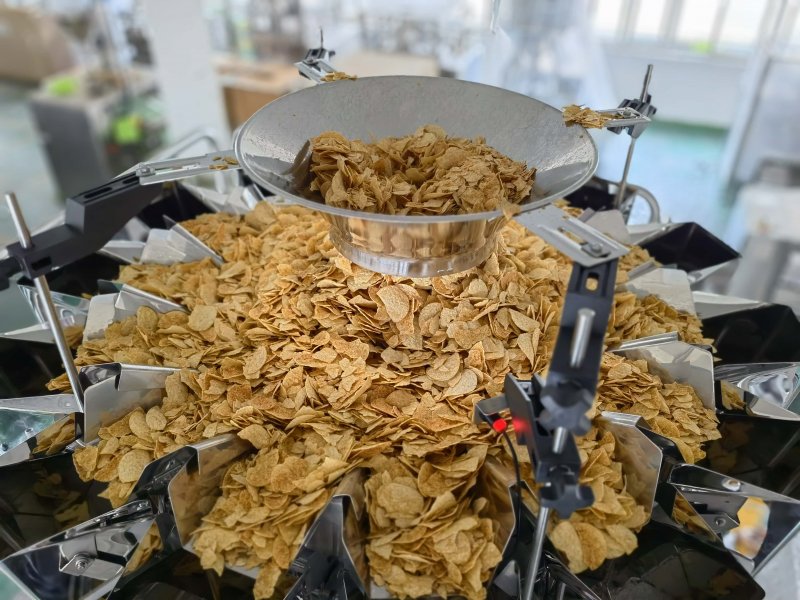 2.5L 2500g Multihead Combination Weigher Equipment 14 Head Food Grade AISI 304