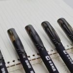 Gel pen,Promotional gel-ink pen with cap,black rubber gel-ink pen,