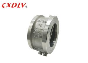 Wholesale Wafer Type Double Disc Swing Check Valve , Stainless Steel Check Valve Metal Seat from china suppliers