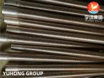 Low Fin Tubes / Integral Fin Tubes Copper Nickel ASTM B111 C70600 For Condensers